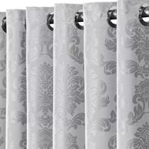 Cortina Jacquard Semi Blackout 2,30x1,80 Janela Sala E Quarto