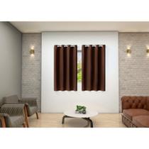 Cortina jasmim para quarto e sala 2,80x1,70m 19003 branco