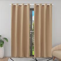 Cortina Jasmim Para Sala Quarto Oxford Liso 2,80 X 2,20 Metros