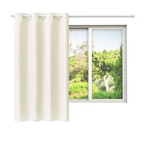 Cortina Jasmim Tecido Oxford Liso Folha Única 1,40 X 1,40 Metros