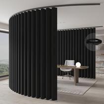 Cortina Jilron Blackout Divisória de Ambiente 498x244 cm com Trilho