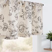 Cortina jinchan 40x16 cm Floral Valance Linen Blend