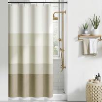 Cortina Jinchan 91x183 cm Ombre Madera Taupe Impermeable Cortina Jinchan 91x183 cm Ombre Madera Taupe Impermeable