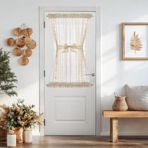 Cortina jinchan French Sheer Voile 102x100 cm Bege