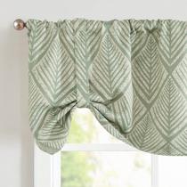 Cortina jinchan Tie Up Geometric Valance 127x46 cm Thermal Cortina jinchan Tie Up Geometric Valance 127x46 cm Thermal