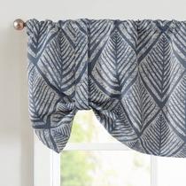 Cortina jinchan Tie-Up Valance 127x46 cm com isolamento térmico