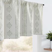 Cortina Jinchan Valance Boho 132x41 cm 95% Opaca