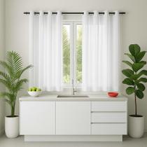 Cortina July Oxford para Cozinha 2.30m x 1.50m