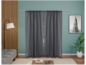 Cortina Lartex Voil Chumbo Lins 230x270cm Cortina Lartex Voil Chumbo Lins 230x270cm