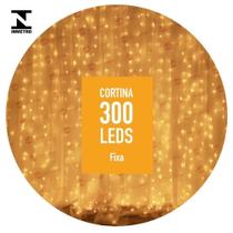 Cortina Led 3X2M 300 Led Branco Quente Fixo Festas 220V Cortina Led 3X2M 300 Led Branco Quente Fixo Festas 220V