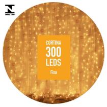 Cortina Led 3X2M 300 Led Branco Quente Fixo Festas 220V Cortina Led 3X2M 300 Led Branco Quente Fixo Festas 220V