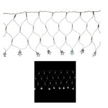 Cortina LED Estrelas Branco - 8 Funções Pisca Pisca - 220V Cortina LED Estrelas Branco - 8 Funções Pisca Pisca - 220V