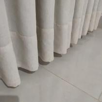 Cortina Linho Com Blackout Para Varal 4,00x2,60 Quarto