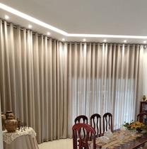 Cortina Linho com Forro Leve 8m de tecido x 2,80 m de Altura Cortina Linho com Forro Leve 8m de tecido x 2,80 m de Altura