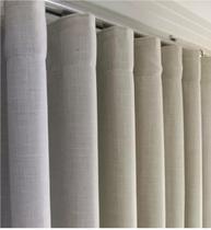 Cortina Linho Forro Blackout 3,00m Alt. Sob Medida P/ Trilho