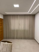 Cortina Linho Forro Blackout 80% P/ Trilho Suiço 4,00x2,60