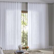 Cortina Linho Wave para Trilho Suisso 2,60x2,50m Branco - Cortina Cortina