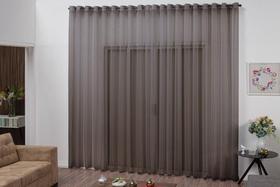 Cortina Lisa Com Ilhós Tabaco 4,00 X 2,80M Sala Quarto Cortina Lisa Com Ilhós Tabaco 4,00 X 2,80M Sala Quarto