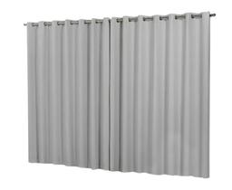 Cortina Lisboa Blackout 3 metros para sala e quarto super lançamento branco gelo