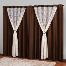 Cortina Longa Em Oferta 3,00x2,50 Tecido Marrom Marrocos Cortina Longa Em Oferta 3,00x2,50 Tecido Marrom Marrocos