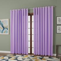 Cortina Luminosa 3,00x2,20 com Ilhós em Microfibra Leve