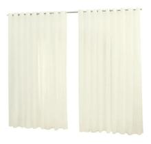 Cortina Luxo Geare Voil/Voal 2 Metros Para Sala Quarto Varão Simples Cortina Luxo Geare Voil/Voal 2 Metros Para Sala Quarto Varão Simples