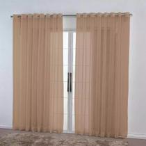 Cortina Luxo Sevilha Voil/Voal 10 Metros Para Sala Quarto Varão Simples Cortina Luxo Sevilha Voil/Voal 10 Metros Para Sala Quarto Varão Simples