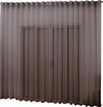 Cortina Luxo Sevilha Voil/Voal 5 Metros Para Sala Quarto Varão Simples Cortina Luxo Sevilha Voil/Voal 5 Metros Para Sala Quarto Varão Simples