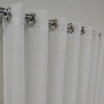 Cortina Luxo Sofisticada De Voil Gaze De Linho Com Forro Microfibra Leve P/ Varão 10,00x2,80 Direto Da Fábrica