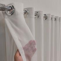 Cortina Luxuosa De Voil Linho Com Forro Microfibra Para Janela Porta Quarto Sala 4,00x2,40 Cortina Luxuosa De Voil Linho Com Forro Microfibra Para Janela Porta Quarto Sala 4,00x2,40
