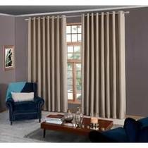 Cortina m&c clarice 2,30 x 3,00 voil e forro blackout - champanhe Cortina m&c clarice 2,30 x 3,00 voil e forro blackout - champanhe