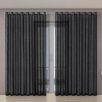 Cortina M32 Tecido Blecaute com Gaze Linho 2,80m X 2,30m