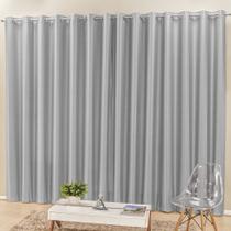 Cortina Madri para Trilho Suisso Max Tecido Semi Blackout 2,00m x 1,70m Sala Quarto - Cinza Cortina Madri para Trilho Suisso Max Tecido Semi Blackout 2,00m x 1,70m Sala Quarto - Cinza