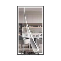 Cortina Magnética Branca Para Porta De Ar Condicionado, À Prova De Vento, Quente Para O Quarto, Sem