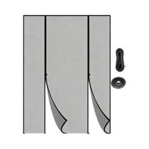 Cortina Magnética Para Porta 38x82in Anti-Mosquito Com Fechamento Automático E Ventilação Para Uso