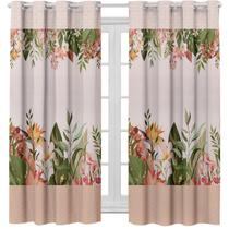 Cortina Mel E Flor 2.00 X 1.50 Quarto Sala Decoração Cortina Mel E Flor 2.00 X 1.50 Quarto Sala Decoração