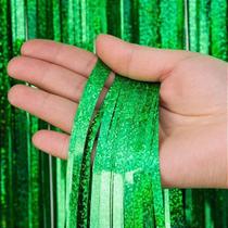 Cortina Metalizada de Franja Escolha sua Cor Preferida para Decoração