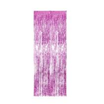 Cortina Metalizada Para FestaDecoração Rosa Pink 1x2m - SEMAAN Cortina Metalizada Para FestaDecoração Rosa Pink 1x2m - SEMAAN