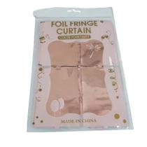 Cortina Metalizada Shimmer Wall Rose Gold