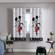 Cortina Mickey Basic 2,60x1,70m Corta Luz Tecido Bella Janela