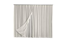 Cortina Microfibra Com Linho 2,80x2,50 Para Trilho Suíço Cortina Microfibra Com Linho 2,80x2,50 Para Trilho Suíço
