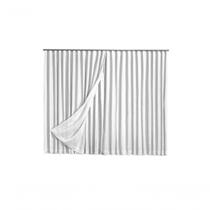 Cortina Microfibra Com Linho 6,00x2,30 Para Trilho Suíço branco Cortina Microfibra Com Linho 6,00x2,30 Para Trilho Suíço branco