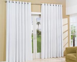 Cortina Microfibra tecido 10,00x2,70 Para Varão Simples