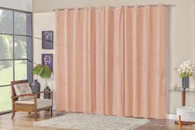 Cortina Monet Para Sala Ou Quarto 3,00m x 2,80 Para Varão Simples Rosê