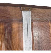 Cortina Mosquiteira Magnética - Kit 110 X 230cm (marrom)