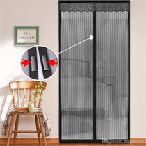 Cortina Mosquiteira Magnética Portátil para Portas Barreira Com Ímas Automática Antiinsetos Magic Mesh