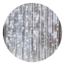 Cortina Natal Branco Frio 500 Lâmpadas LED Pisca-Pisca Iluminação Natalina Festa Luz Sala Decoração - Lumina Home