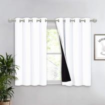 Cortina NICETOWN Branca 100% Blackout 115x114cm (1 painel)
