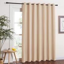 Cortina NICETOWN Extra Wide Patio Door Biscotti Beige 250x213cm