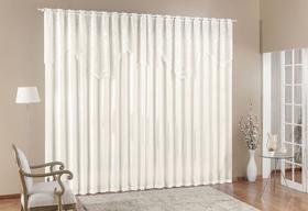 Cortina Nicole 4 Metros Palha Tecido Microfibra Com Renda Floral Sala Quarto Cortina Nicole 4 Metros Palha Tecido Microfibra Com Renda Floral Sala Quarto